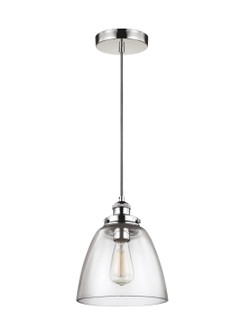 Baskin One Light Pendant in Polished Nickel (454|P1349PN)