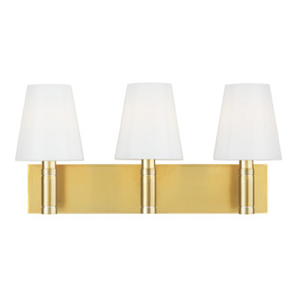 Beckham Classic Three Light Vanity in Burnished Brass (454|TV1033BBS)