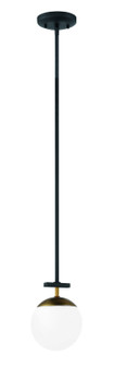 Alluria One Light Mini Pendant in Weather Coal With Autumn Gold (42|P351-618)