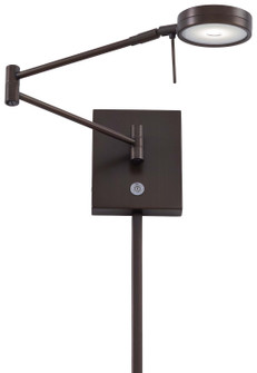 George'S Reading Room LED Swing Arm Wall Lamp in Copper Bronze Patina (42|P4308-647)