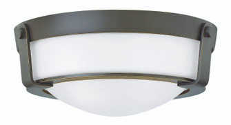 Hathaway LED Flush Mount in Olde Bronze with Etched White glass (13|3223OB-WH-LED)