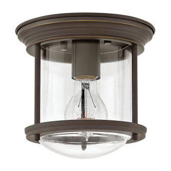 Hadley One Light Flush Mount in Oil Rubbed Bronze with Clear glass (13|3300OZ-CL)