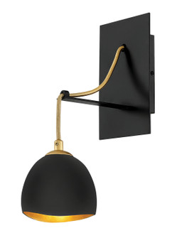 Nula One Light Wall Sconce in Shell Black (13|35900SHB)