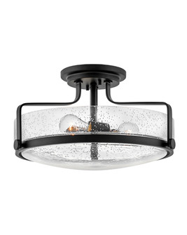 Harper LED Semi-Flush Mount in Black (13|3643BK-CS)