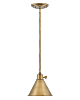 Arti One Light Pendant in Heritage Brass (13|3697HB)