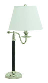 Bennington One Light Table Lamp in Black With Polished Nickel (30|B551-BPN)