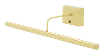 Slim-line LED Picture Light in Satin Brass (30|BSLED24-51)
