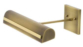 Classic Traditional LED Picture Light in Antique Brass w/Polished Brass (30|DTSLEDZ14-AB/PB)