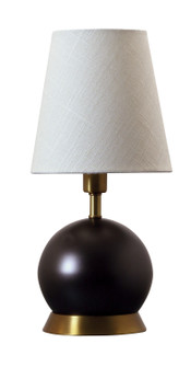 Geo One Light Table Lamp in Mahogany Bronze with Weathered Brass (30|GEO111)