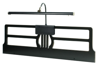 Grand Piano LED Clamp Lamp in Black/Satin Nickel (30|GPLED19-527)