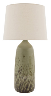 Scatchard One Light Table Lamp in Decorated Celadon (30|GS101-DCG)