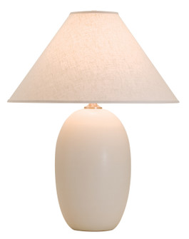Scatchard One Light Table Lamp in White Matte (30|GS150-WM)