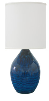 Scatchard One Light Table Lamp in Midnight Blue (30|GS401-MID)