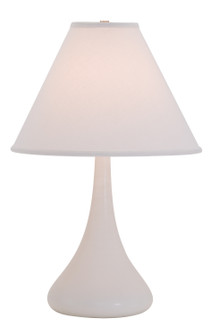 Scatchard One Light Table Lamp in White Matte (30|GS800-WM)