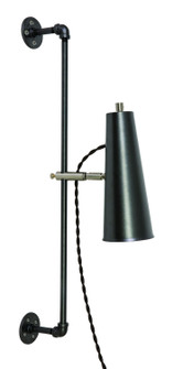 Norton LED Wall Sconce in Granite/Satin Nickel (30|NOR375-GTSN)