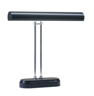 Piano/Desk Two Light Piano/Desk Lamp in Black/Chrome (30|P16-D02-627)