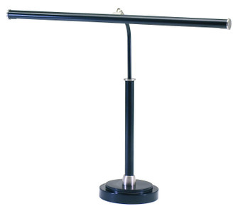 Piano/Desk LED Piano Lamp in Black & Satin Nickel (30|PLED100-527)