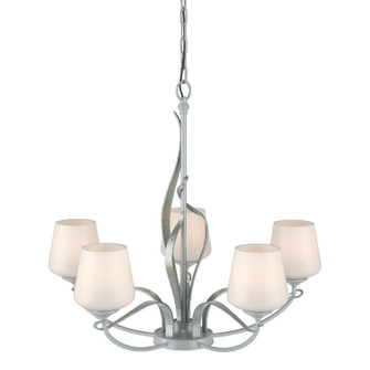 Flora Five Light Chandelier in Vintage Platinum (39|103040-SKT-82-GG0236)