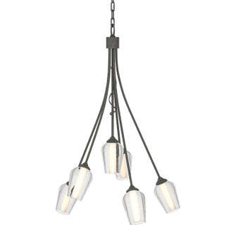 Flora Six Light Chandelier in Natural Iron (39|103043-SKT-20-ZS0354)