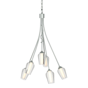 Flora Six Light Chandelier in Vintage Platinum (39|103043-SKT-82-ZS0354)