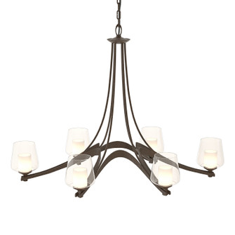 Ribbon Six Light Chandelier in Bronze (39|104116-SKT-05-ZU0291)