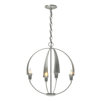 Cirque Four Light Chandelier in Sterling (39|104201-SKT-85)