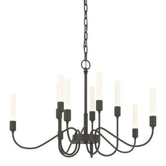 Lisse Ten Light Chandelier in Dark Smoke (39|106030-SKT-07)