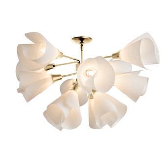 Mobius LED Semi-Flush Mount in Soft Gold (39|124362-SKT-84-SH1987)