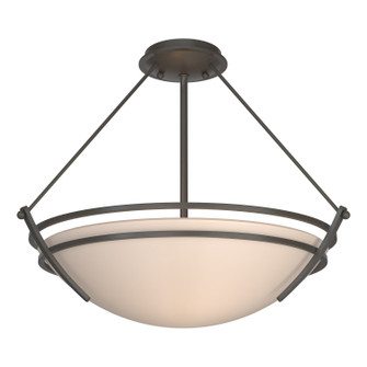 Tryne Three Light Semi-Flush Mount in Dark Smoke (39|124432-SKT-07-SS0020)