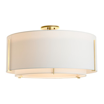 Exos Three Light Semi-Flush Mount in Black (39|126505-SKT-10-SF2290-SE2899)