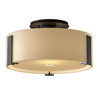 Impressions One Light Semi-Flush Mount in Black (39|126753-SKT-10-GG0218)