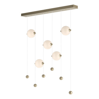 Abacus Abacus 5-Light LED Pendant in Soft Gold (39|139050-LED-STND-84-GG0668)