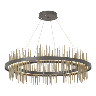Gossamer Gossamer Circular LED Pendant in Dark Smoke (39|139656-LED-STND-07-84)