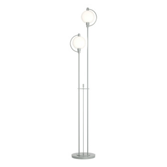 Pluto Two Light Floor Lamp in Vintage Platinum (39|242210-SKT-82-GG0436)