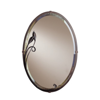 Mirror Beveled Oval Mirror with Leaf in Soft Gold (39|710014-84)