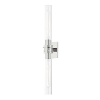 Oakfield Two Light Bath Bracket in Polished Nickel (70|1042-PN)