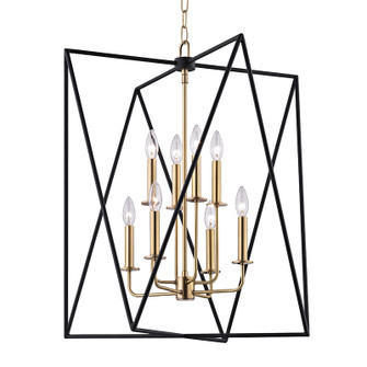 Laszlo Eight Light Pendant in Aged Brass (70|1124-AGB)