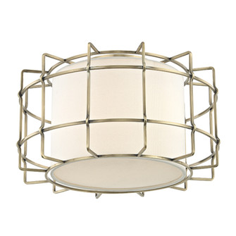 Sovereign LED Flush Mount in Aged Brass (70|1514-AGB)