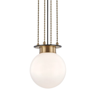 Gunther One Light Pendant in Aged Brass/Old Bronze (70|2011-AOB)