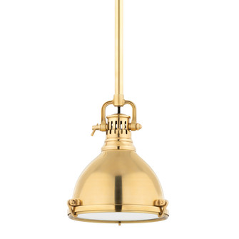 Pelham One Light Pendant in Aged Brass (70|2210-AGB)