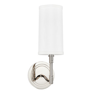 Dillon One Light Wall Sconce in Polished Nickel (70|361-PN)