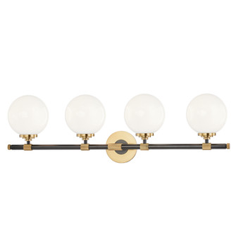 Bowery Four Light Bath Bracket in Aged Old Bronze (70|3704-AOB)