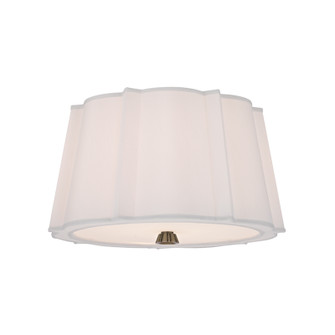 Humphrey Two Light Semi Flush Mount in Aged Brass (70|4817-AGB)