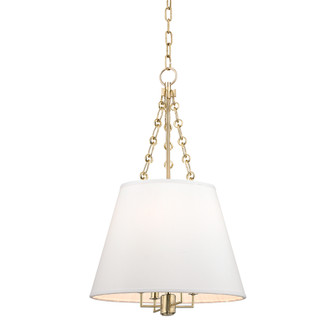 Burdett Four Light Pendant in Aged Brass (70|6415-AGB)