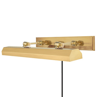 Woodbury Four Light Picture Light With Plug in Aged Brass (70|7030-AGB)