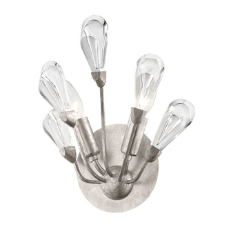 Tulip Two Light Wall Sconce in Silver Leaf (70|7200-SL)