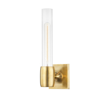 Hogan One Light Wall Sconce in Aged Brass (70|7551-AGB)