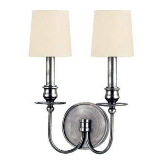 Cohasset Two Light Wall Sconce in Polished Nickel (70|8212-PN)