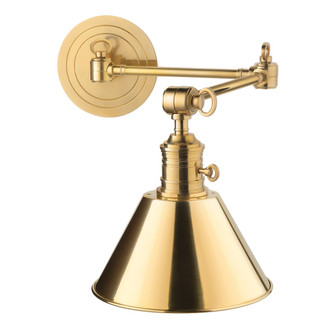 Garden City One Light Wall Sconce in Aged Brass (70|8322-AGB)