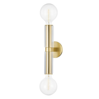 Gilbert Two Light Wall Sconce in Aged Brass (70|9842-AGB)
